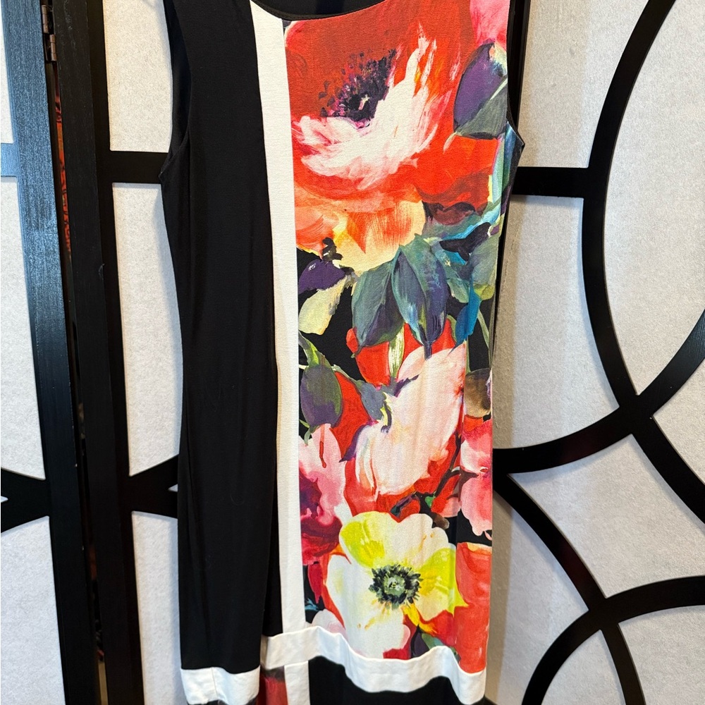 Floral Print Sleeveless Dress